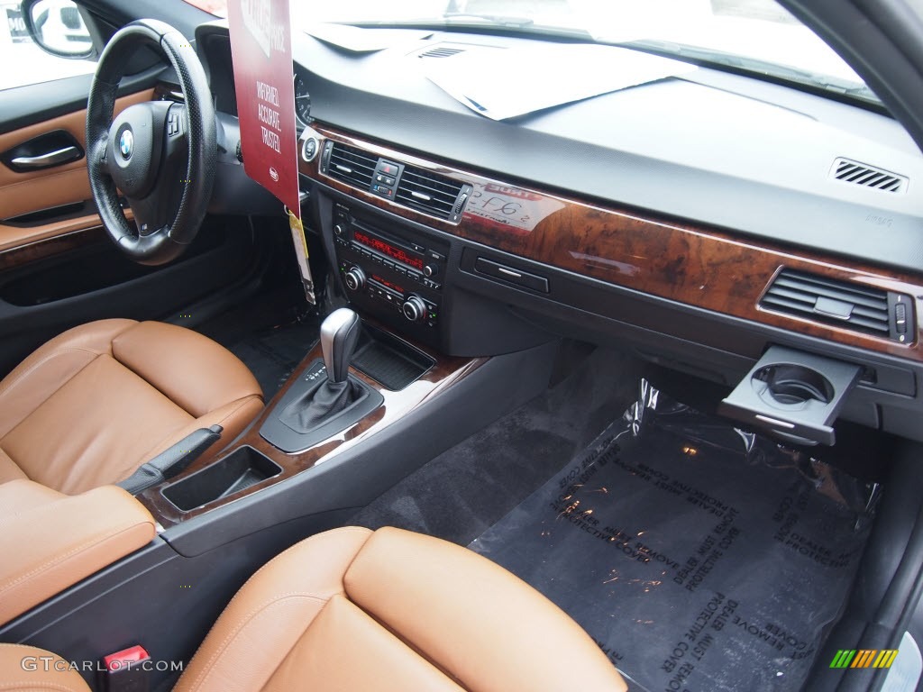 2011 BMW 3 Series 328i Sedan Saddle Brown Dakota Leather Dashboard Photo #82781866