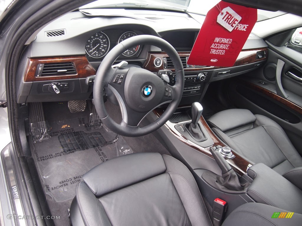 Black Interior 2010 BMW 3 Series 335i Sedan Photo #82782241