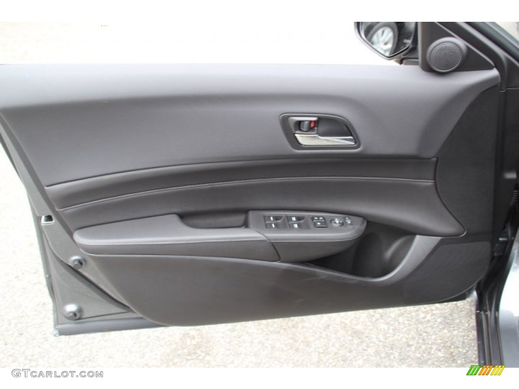 2013 Acura ILX 2.0L Technology Ebony Door Panel Photo #82782373