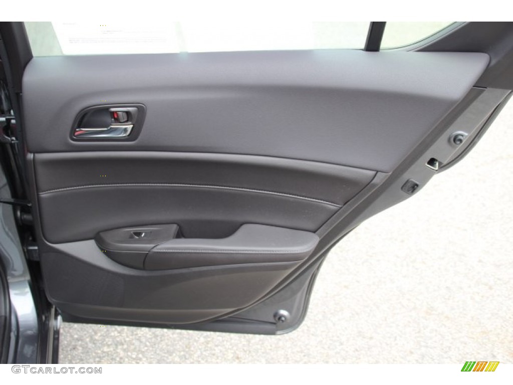 2013 Acura ILX 2.0L Technology Ebony Door Panel Photo #82782556