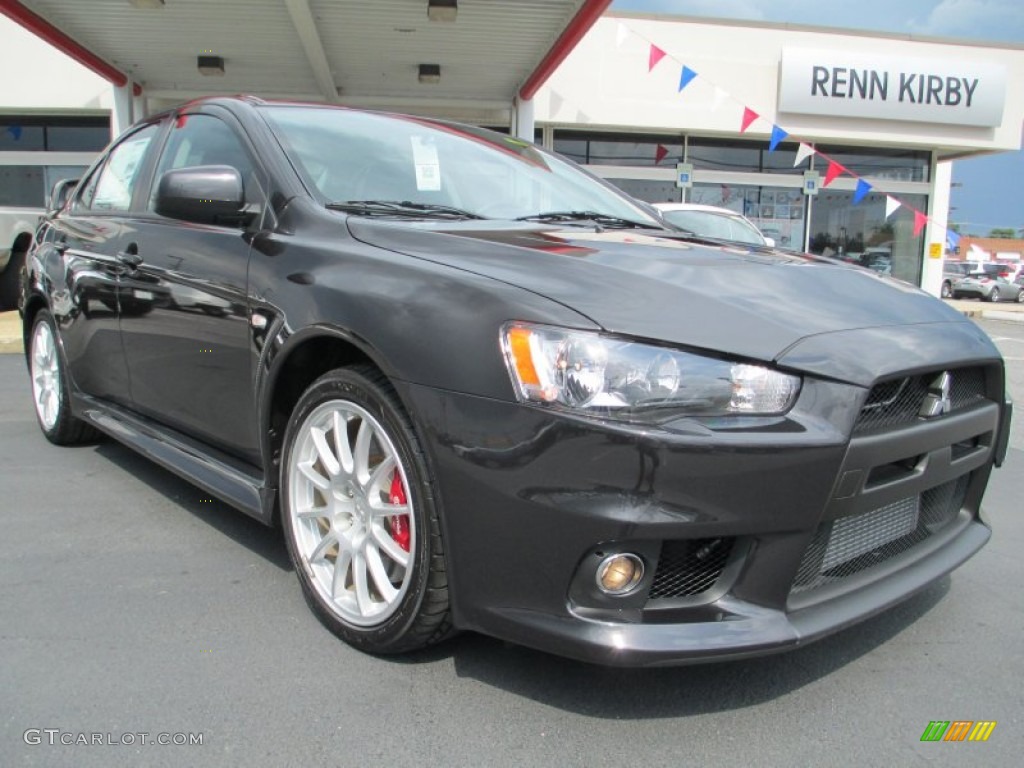 2013 Lancer Evolution GSR - Phantom Black / Black photo #1