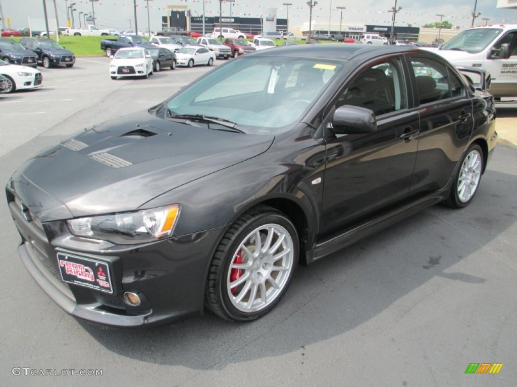 2013 Lancer Evolution GSR - Phantom Black / Black photo #3