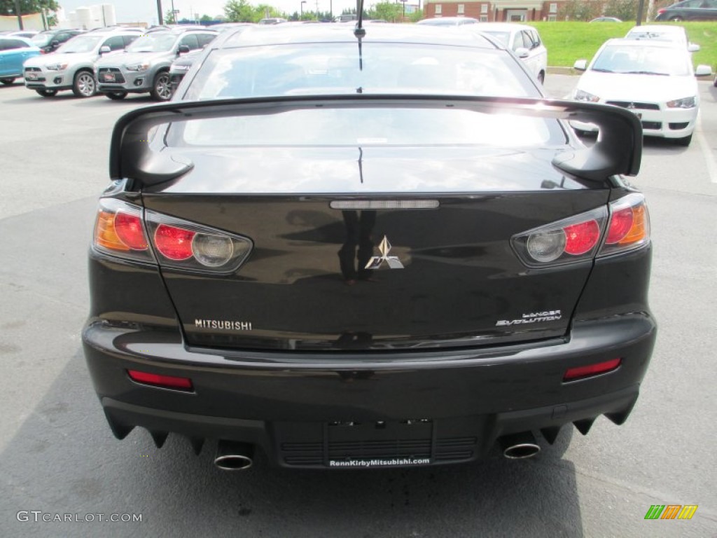 2013 Lancer Evolution GSR - Phantom Black / Black photo #6