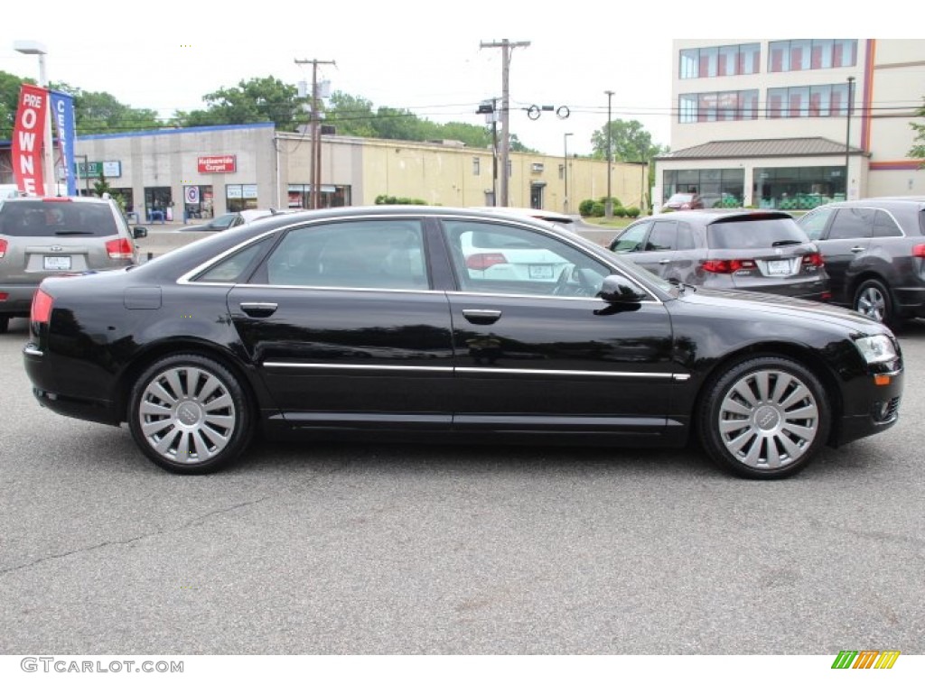 Brilliant Black 2007 Audi A8 L 4.2 quattro Exterior Photo #82783144