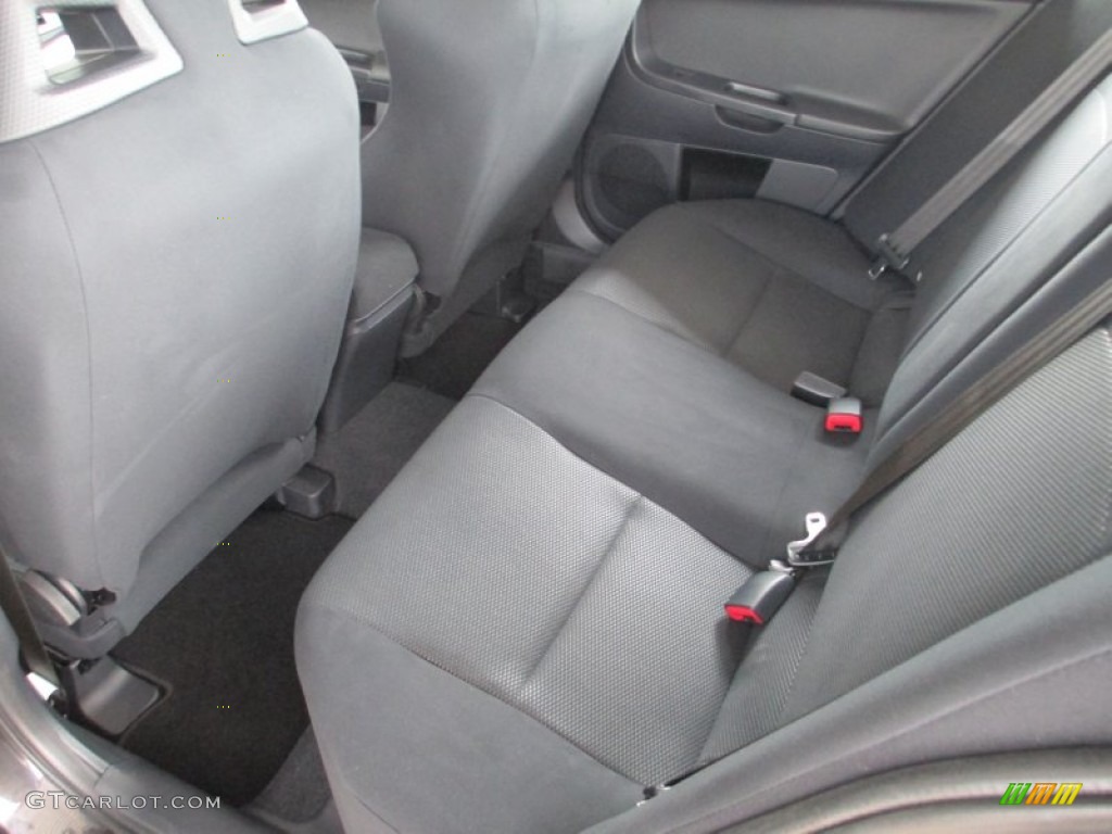 2013 Mitsubishi Lancer Evolution GSR Rear Seat Photos