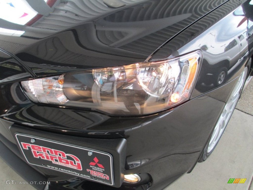 2013 Lancer Evolution GSR - Phantom Black / Black photo #36