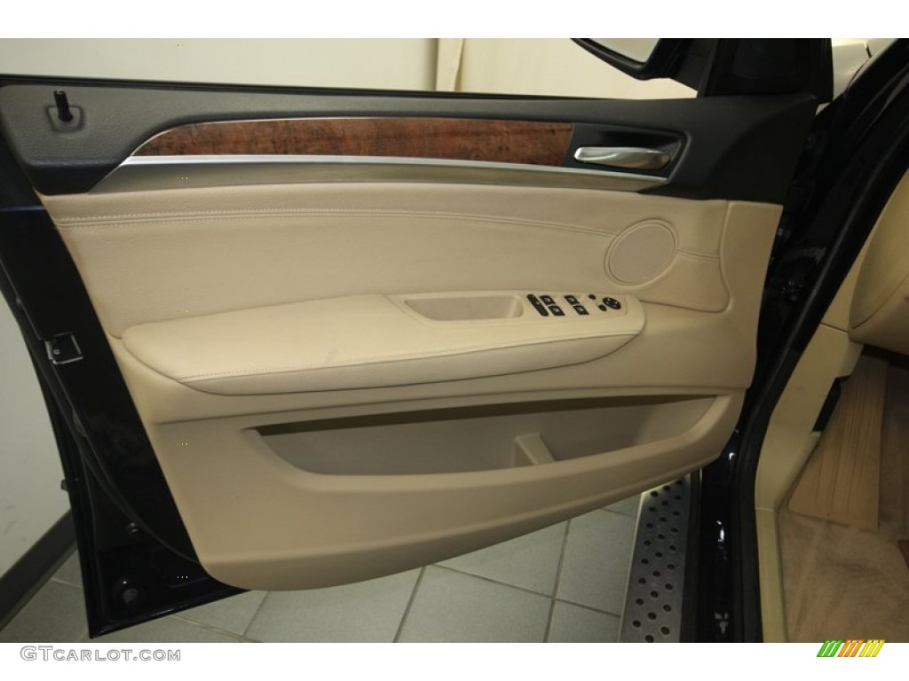 2007 BMW X5 3.0si Sand Beige Door Panel Photo #82783436