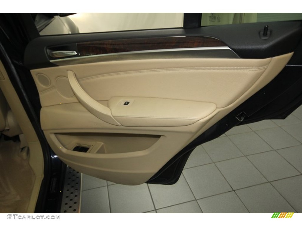 2007 BMW X5 3.0si Sand Beige Door Panel Photo #82783717