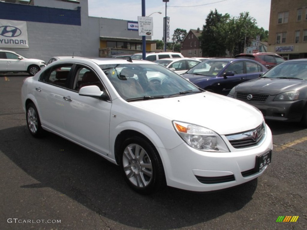 2009 Aura XR - Polar White / Morocco Brown photo #2