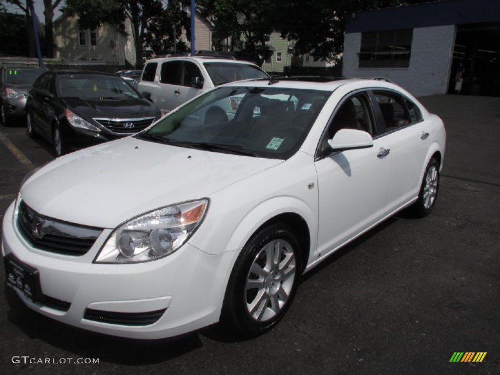 2009 Aura XR - Polar White / Morocco Brown photo #3