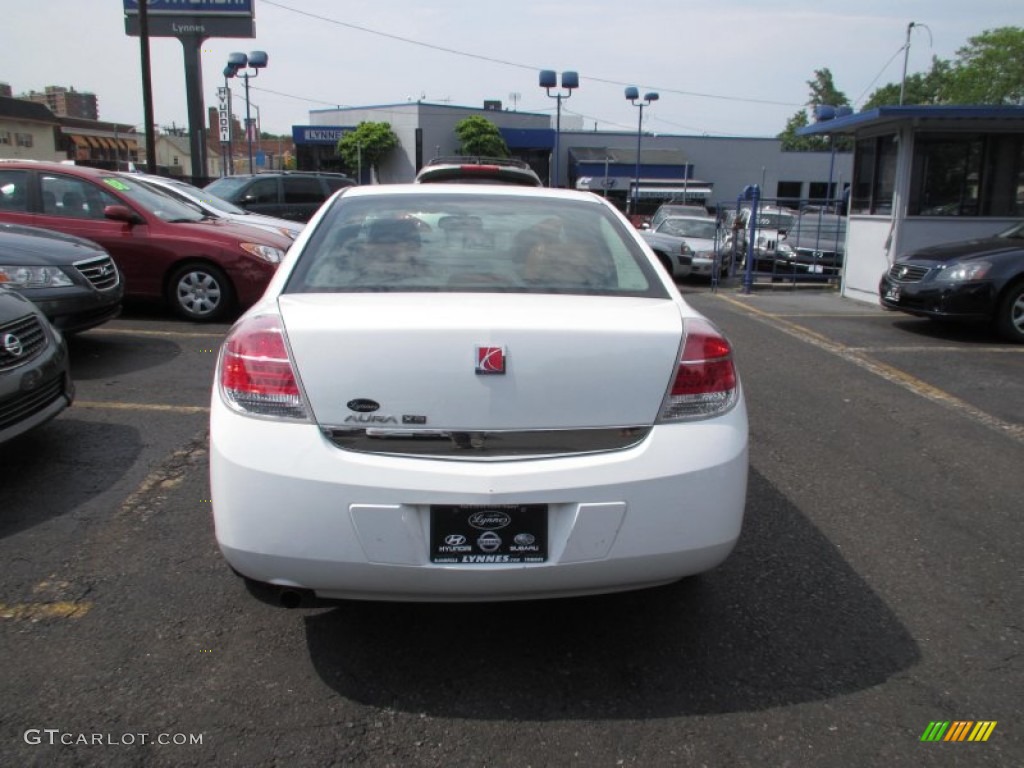 2009 Aura XR - Polar White / Morocco Brown photo #4