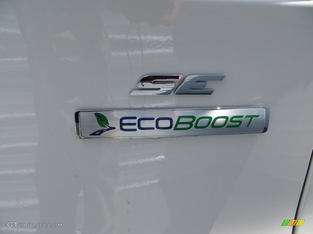 2014 Escape SE 1.6L EcoBoost - White Platinum / Charcoal Black photo #14