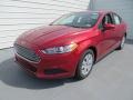 2013 Ruby Red Metallic Ford Fusion S  photo #7