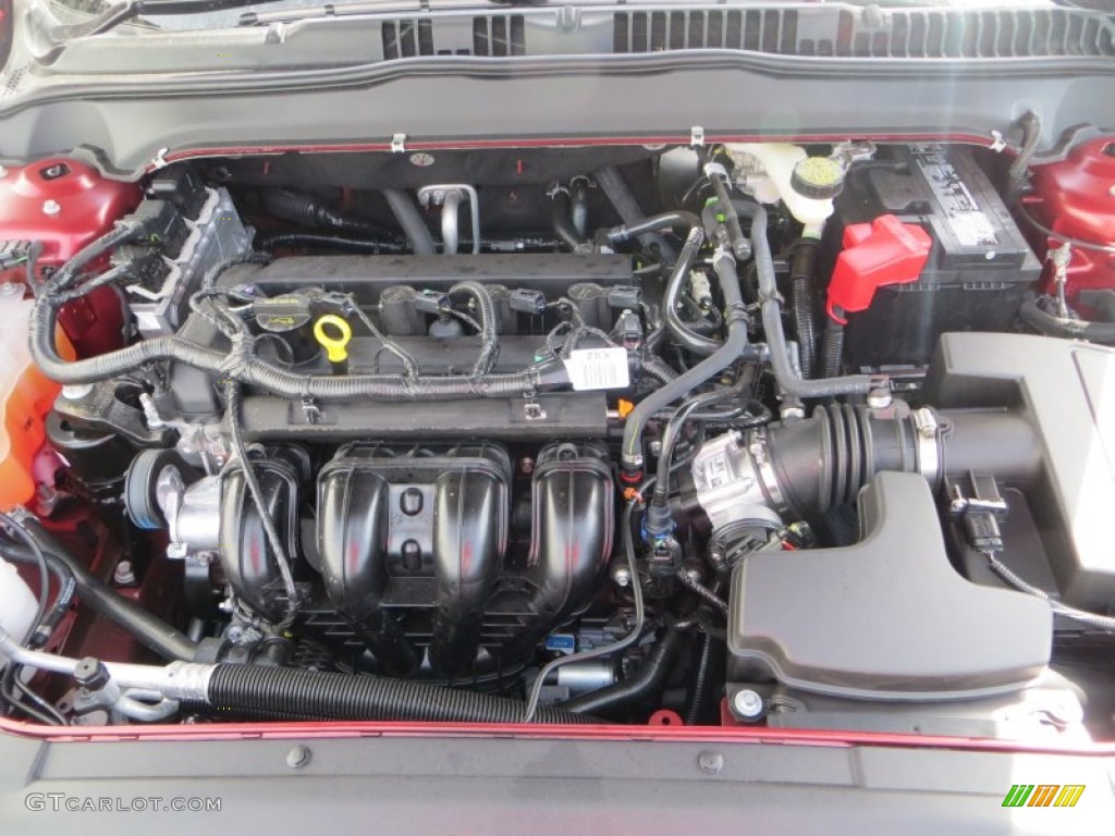 2013 Fusion S - Ruby Red Metallic / Earth Gray photo #13