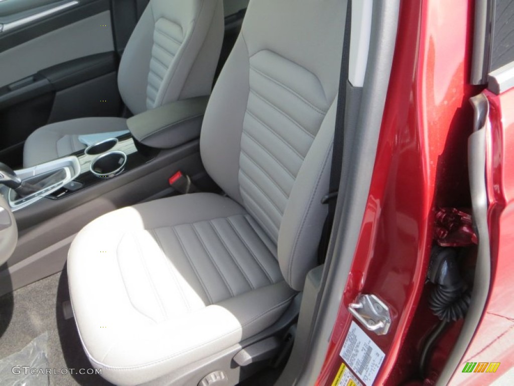 2013 Fusion S - Ruby Red Metallic / Earth Gray photo #21