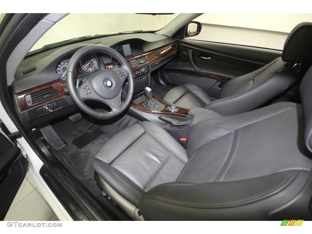 Black Interior 2011 BMW 3 Series 335i Coupe Photo #82788190
