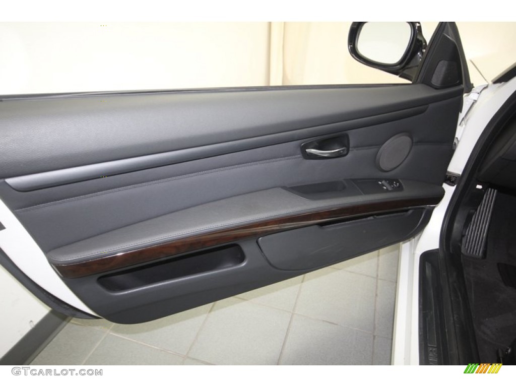 2011 BMW 3 Series 335i Coupe Black Door Panel Photo #82788202