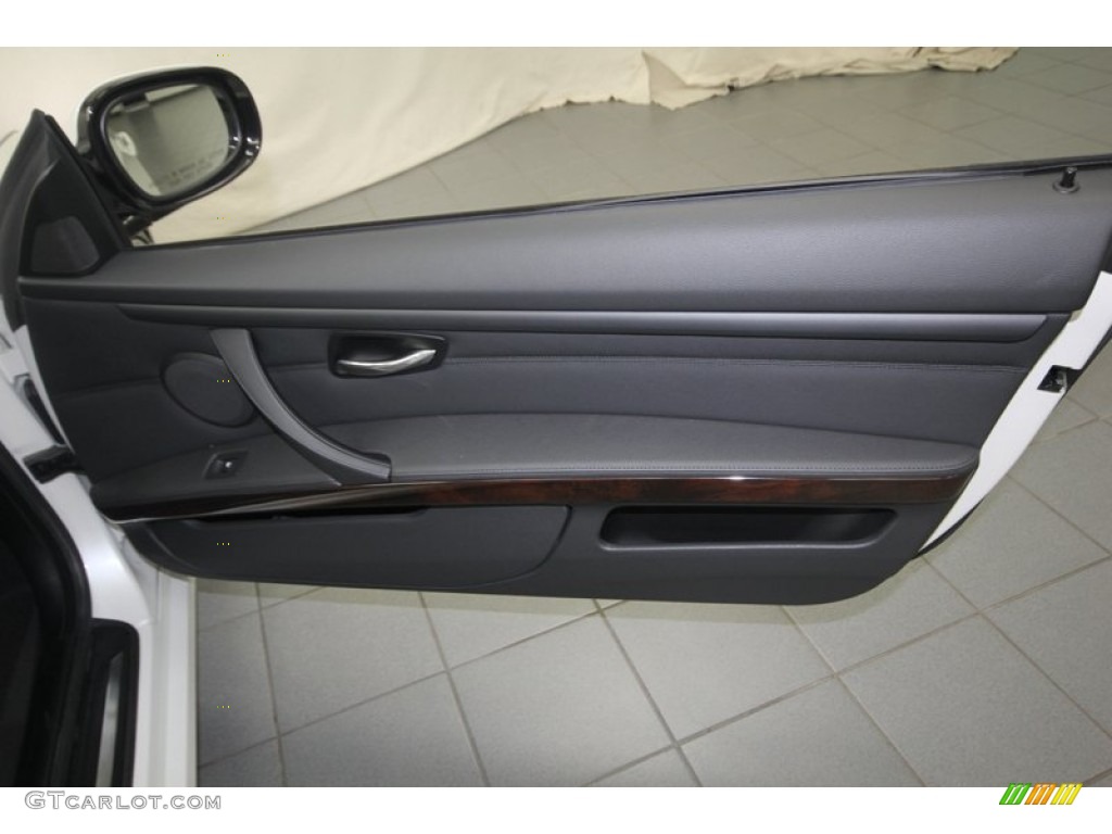 2011 BMW 3 Series 335i Coupe Black Door Panel Photo #82788319