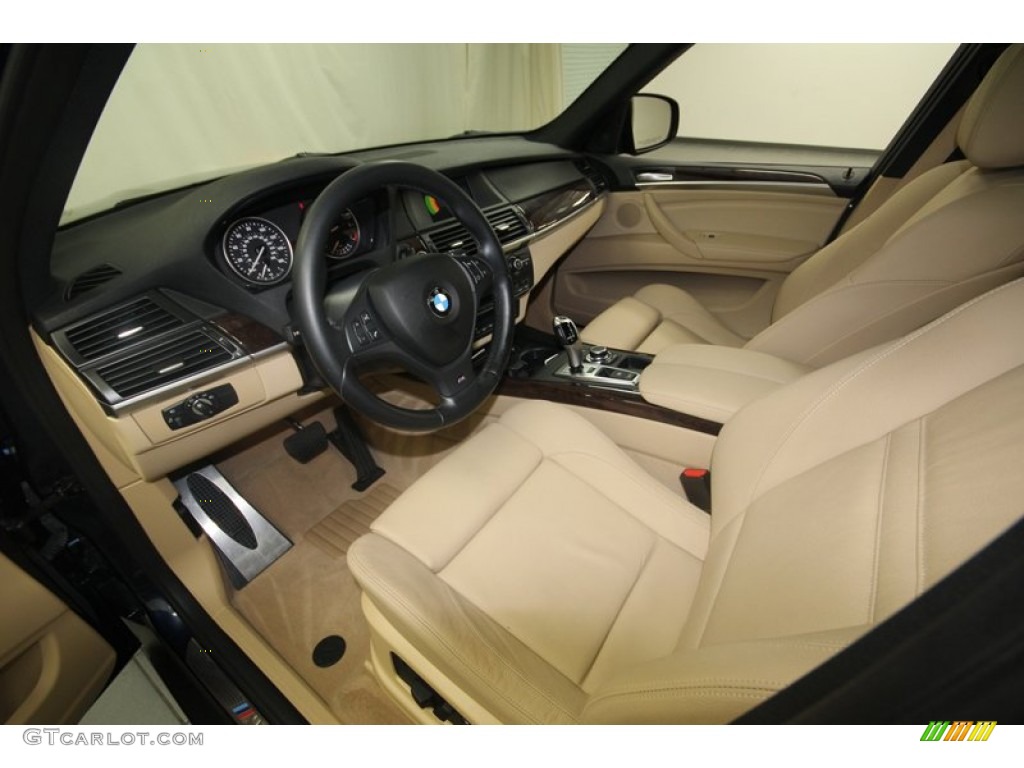 Sand Beige Interior 2011 BMW X5 xDrive 50i Photo #82788424