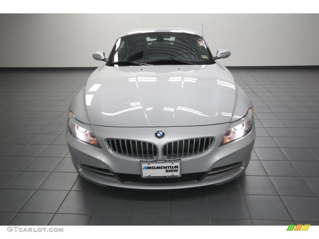 2011 Z4 sDrive35i Roadster - Titanium Silver Metallic / Black photo #6