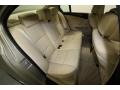 2010 BMW 5 Series Cream Beige Interior Rear Seat Photo