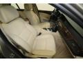 2010 BMW 5 Series Cream Beige Interior Front Seat Photo