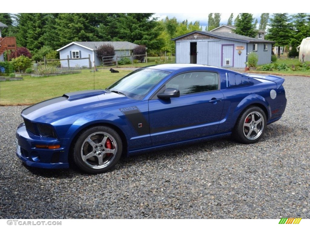 2009 Mustang Roush 429R Coupe - Vista Blue Metallic / Dark Charcoal photo #1