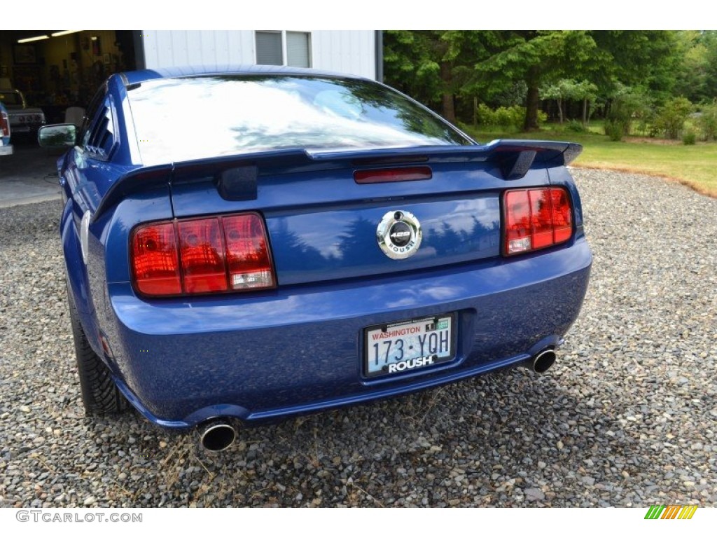 2009 Mustang Roush 429R Coupe - Vista Blue Metallic / Dark Charcoal photo #4
