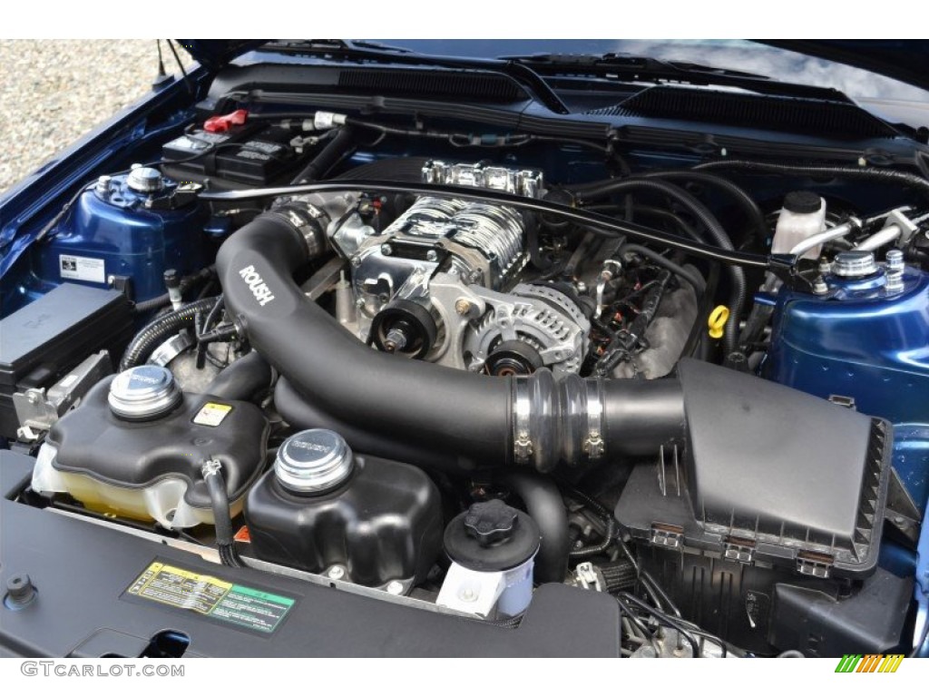 2009 Ford Mustang Roush 429R Coupe 4.6 Liter Roush Supercharged SOHC 24-Valve VVT V8 Engine Photo #82791426