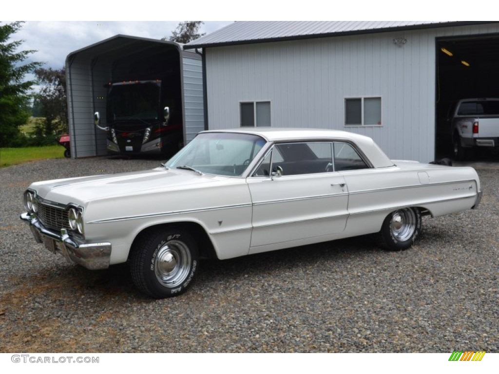 1964 Impala Coupe - Ermine White / Black photo #1