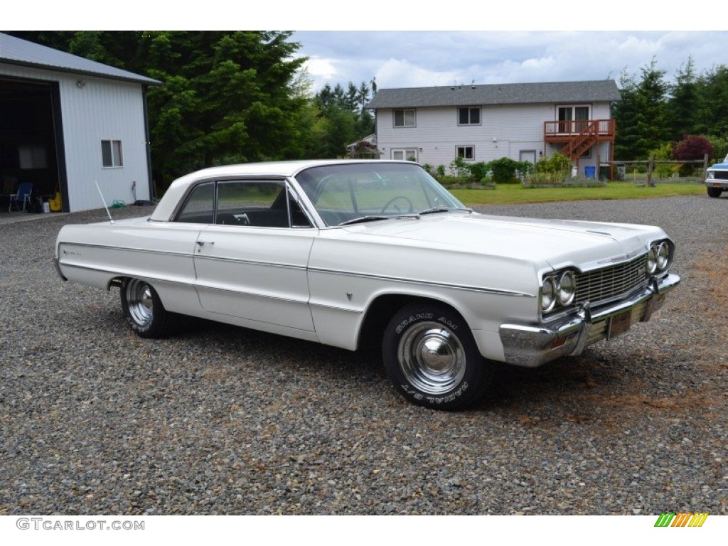 Ermine White 1964 Chevrolet Impala Coupe Exterior Photo #82791569