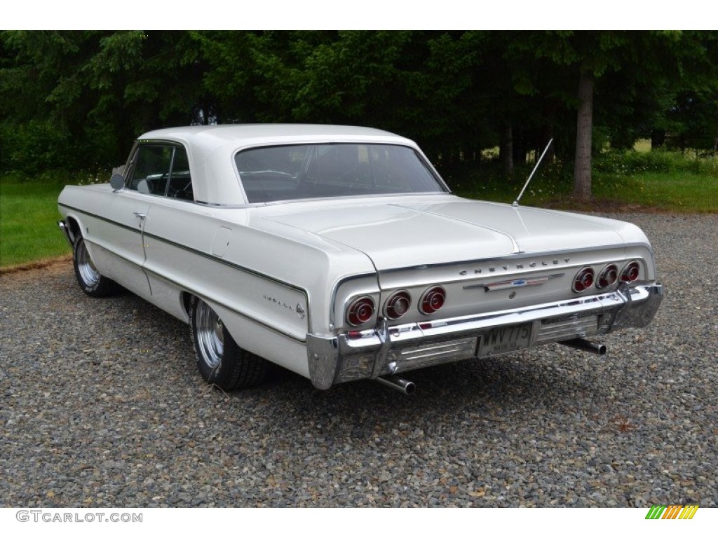 1964 Impala Coupe - Ermine White / Black photo #3