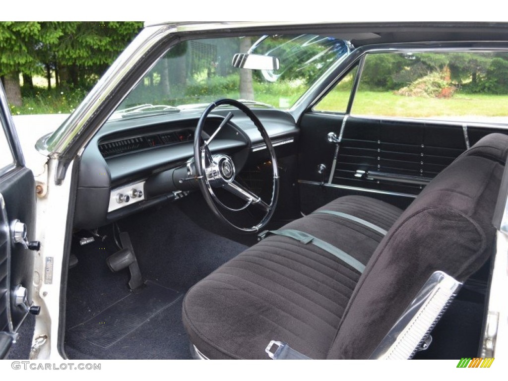Black Interior 1964 Chevrolet Impala Coupe Photo #82791708