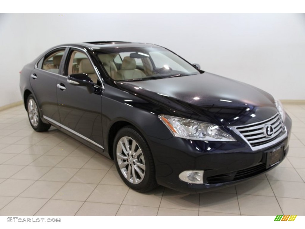 2010 ES 350 - Black Sapphire Pearl / Parchment photo #1