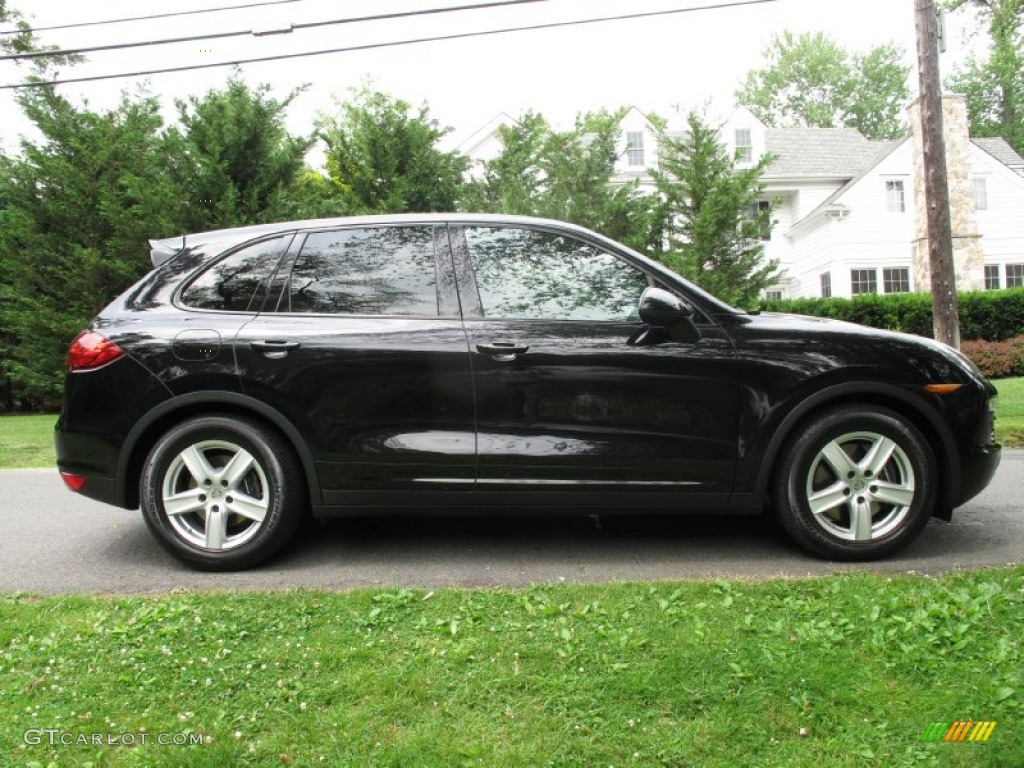 Black 2013 Porsche Cayenne Standard Cayenne Model Exterior Photo #82792428