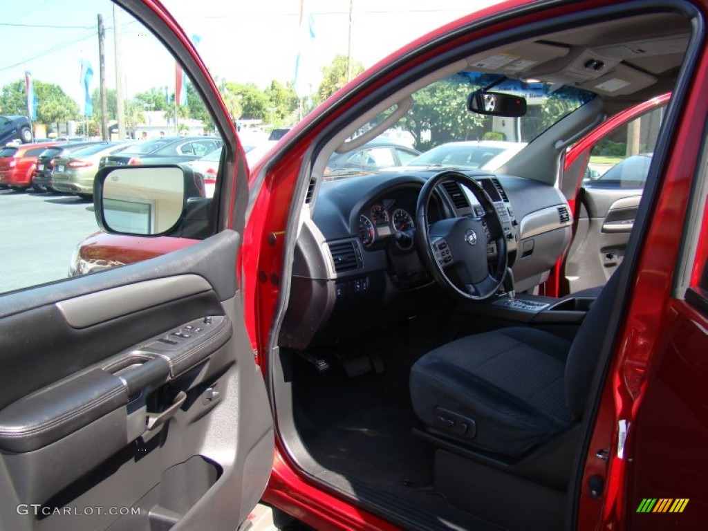 2008 Armada SE 4x4 - Red Brawn / Charcoal photo #9