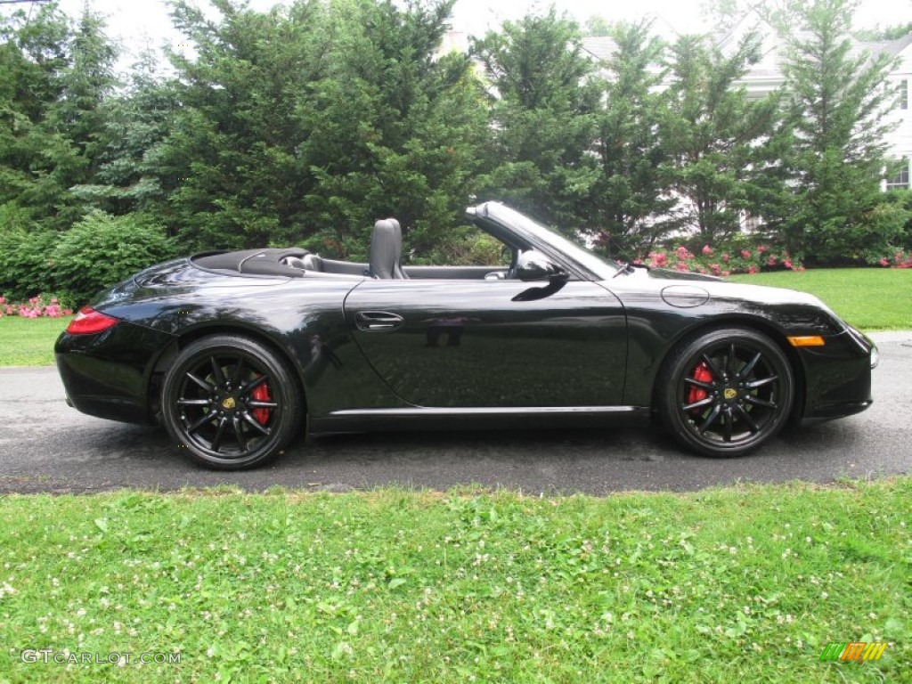 Black 2009 Porsche 911 Carrera S Cabriolet Exterior Photo #82793066