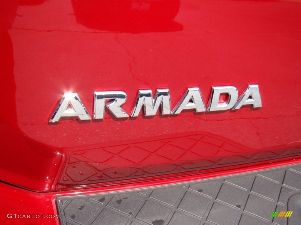 2008 Armada SE 4x4 - Red Brawn / Charcoal photo #34