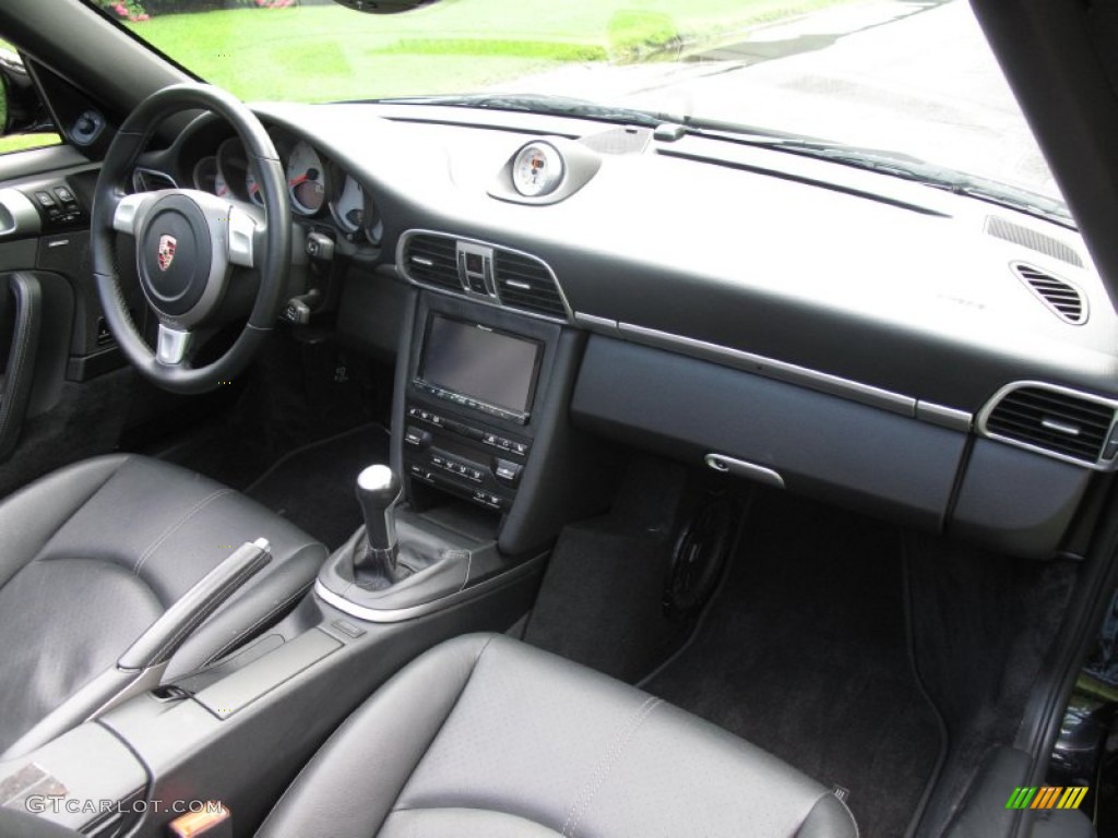 2009 Porsche 911 Carrera S Cabriolet Black Dashboard Photo #82793282