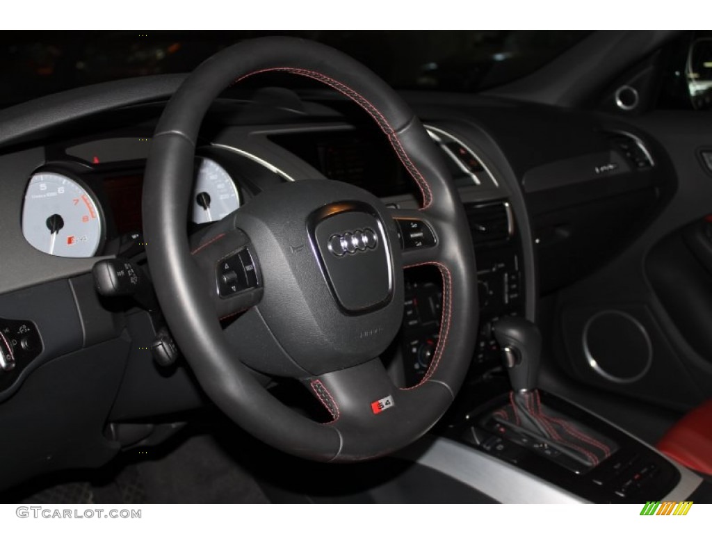 2011 S4 3.0 quattro Sedan - Brilliant Red / Black/Red photo #6
