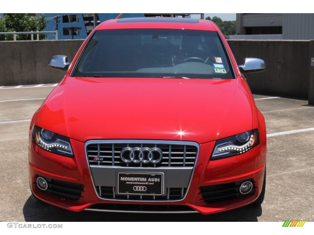 2011 S4 3.0 quattro Sedan - Brilliant Red / Black/Red photo #33