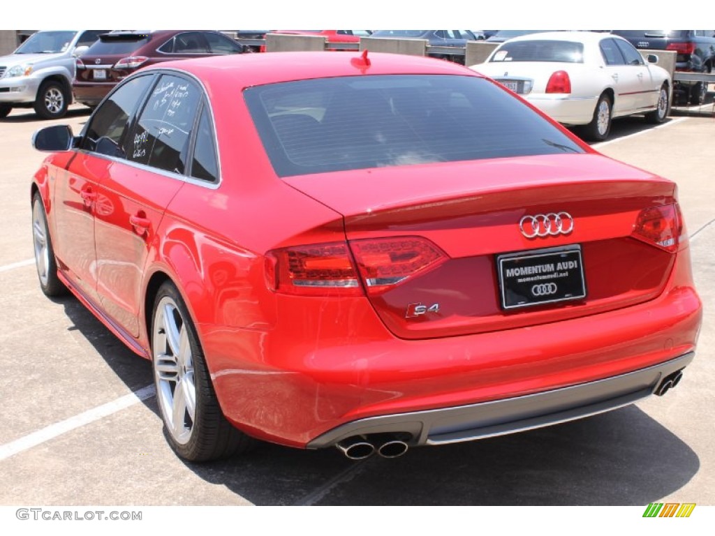 2011 S4 3.0 quattro Sedan - Brilliant Red / Black/Red photo #38