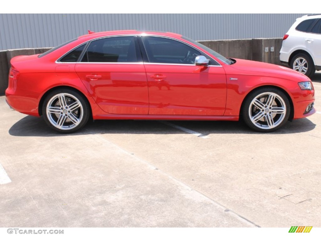Brilliant Red 2011 Audi S4 3.0 quattro Sedan Exterior Photo #82796607