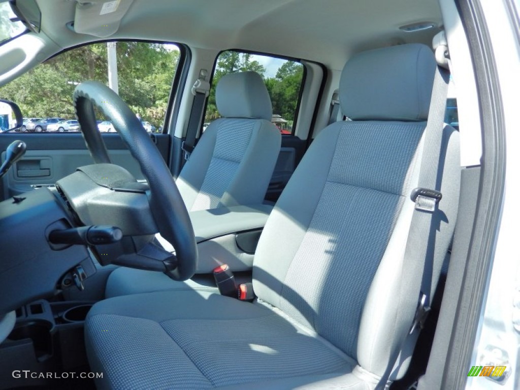 2010 Dakota Big Horn Crew Cab - Bright Silver Metallic / Dark Slate Gray/Medium Slate Gray photo #13