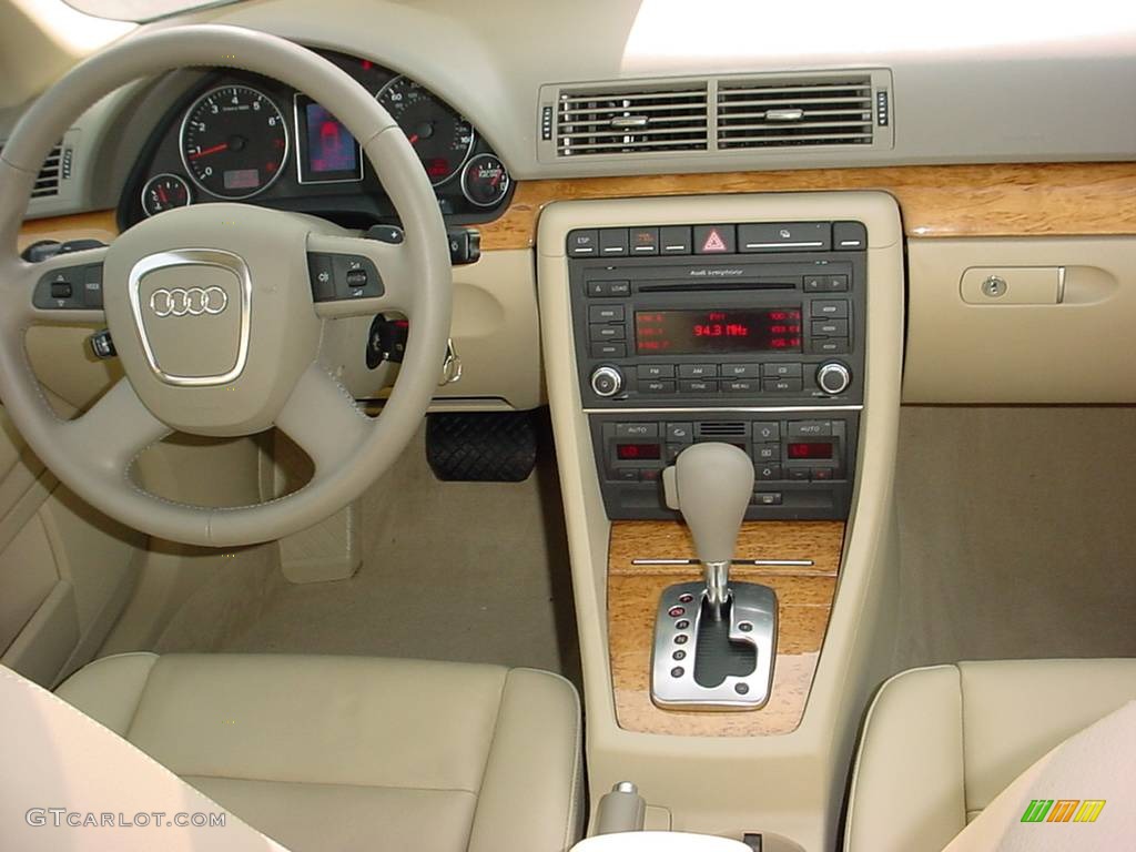 2008 A4 2.0T Special Edition Sedan - Ibis White / Beige photo #13