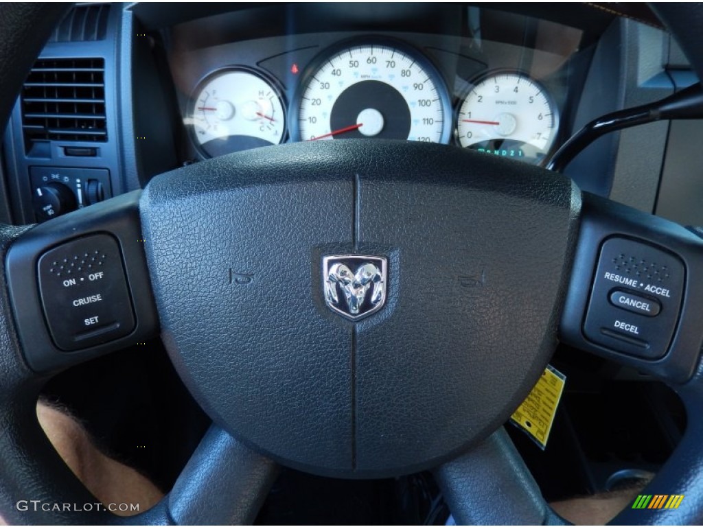 2010 Dakota Big Horn Crew Cab - Bright Silver Metallic / Dark Slate Gray/Medium Slate Gray photo #24