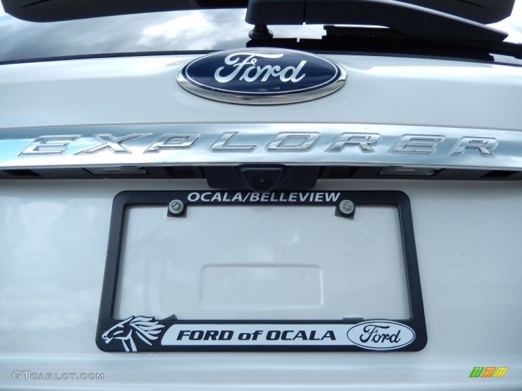 2014 Explorer XLT - White Platinum / Medium Light Stone photo #4