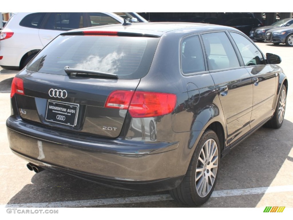 2008 A3 2.0T - Lava Grey Pearl Effect / Black photo #8
