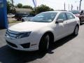 2012 White Suede Ford Fusion SEL V6  photo #26