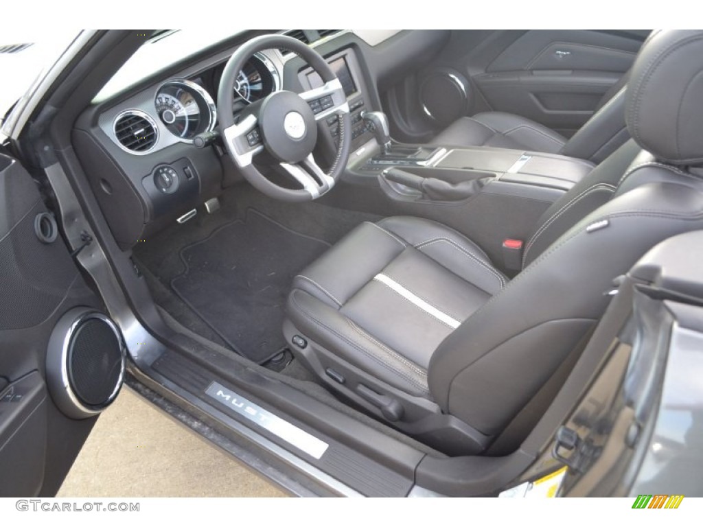 2013 Mustang GT Premium Convertible - Sterling Gray Metallic / Charcoal Black/Cashmere Accent photo #17